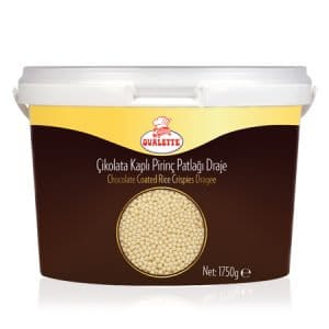 Mini drajeuri crocante ciocolata. Mini drajeuri crocante albe. Mini drajeuri ciocolata alba. Mini drajeuri albe. Ambalat la galeata de 1,75kg.